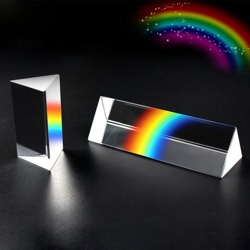 Rainbow Prisma Triangular Glass Prism