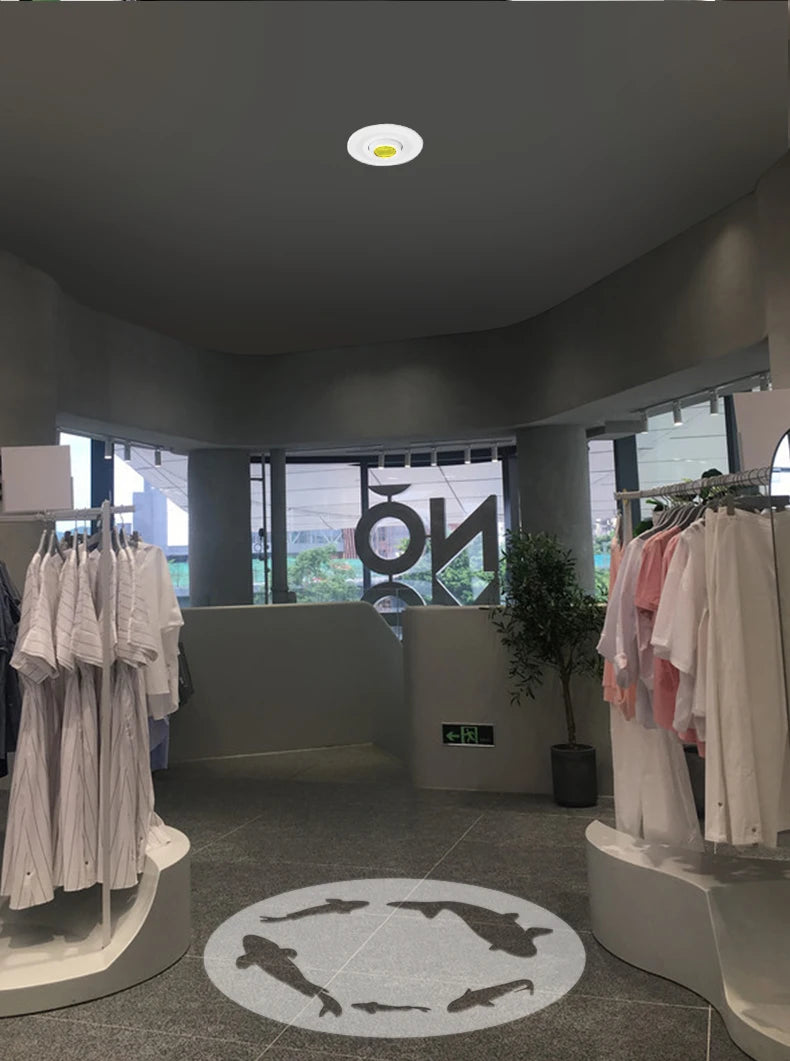 Nordic Projection Fish Ceiling Light