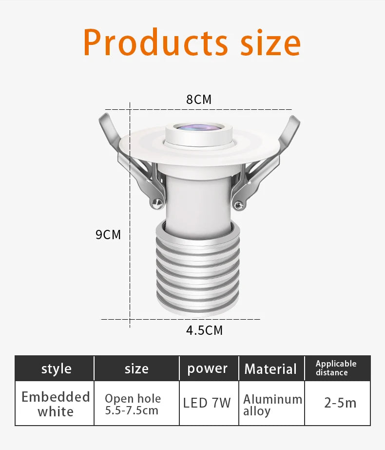 Nordic Projection Fish Ceiling Light