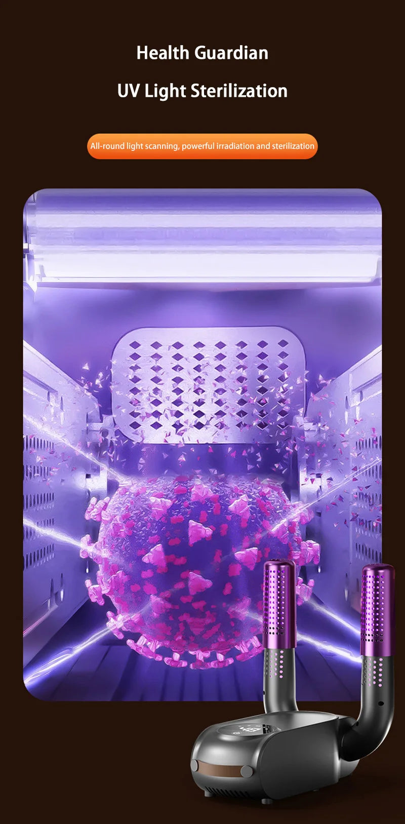 Electric UV Shoe Dryer