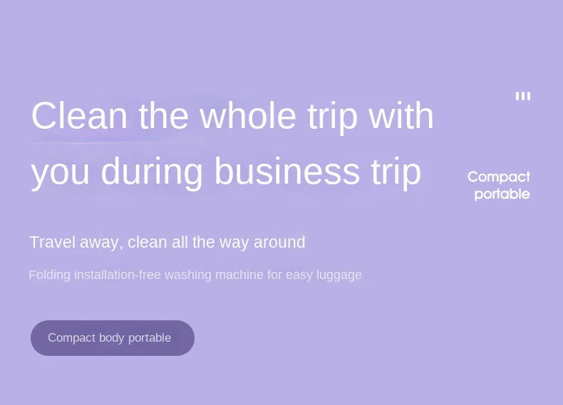 Portable Foldable Washing Machine