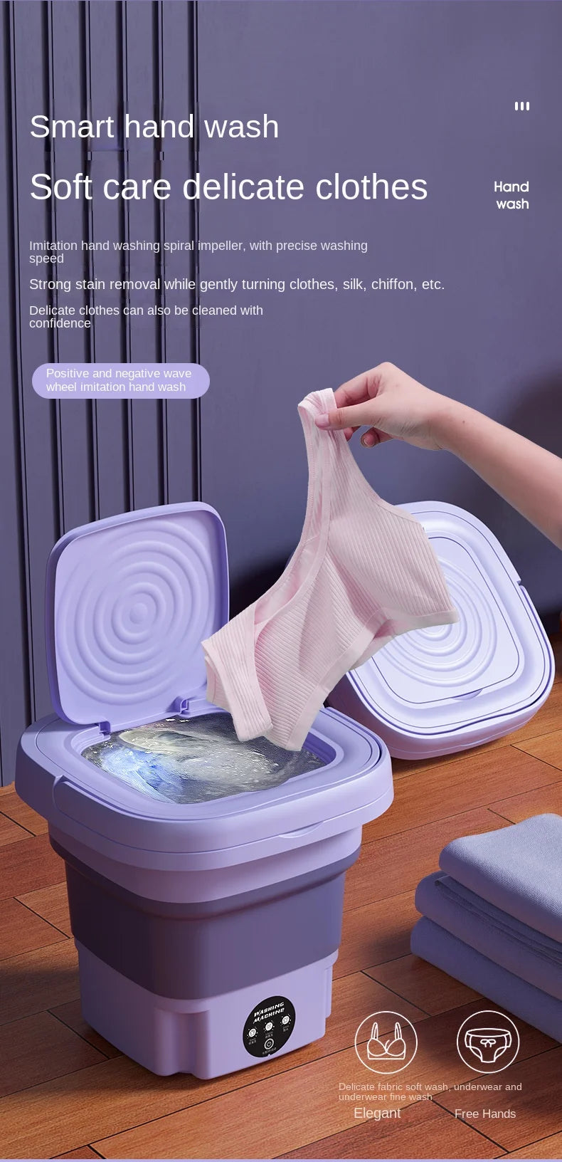 Portable Foldable Washing Machine
