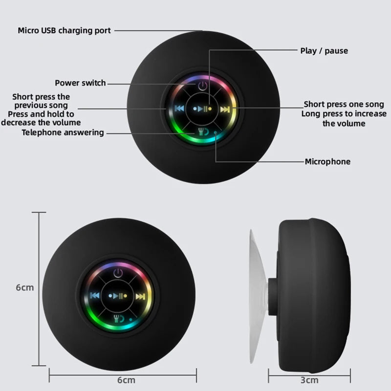 Mini Bluetooth Waterproof Speaker