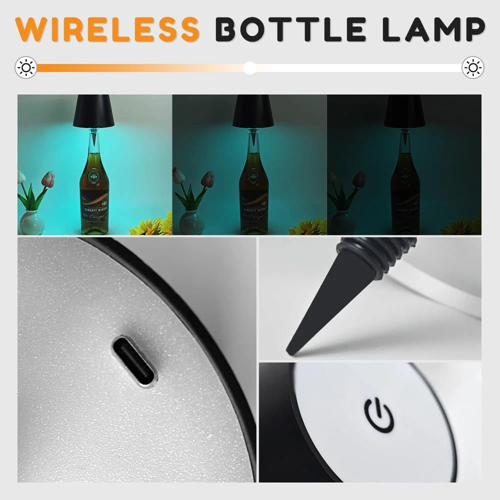 Wireless LED Wine Bottle Light