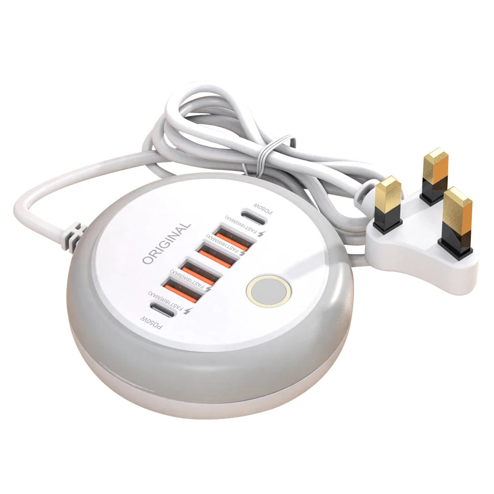 Multi-Port USB Charger Power Strip