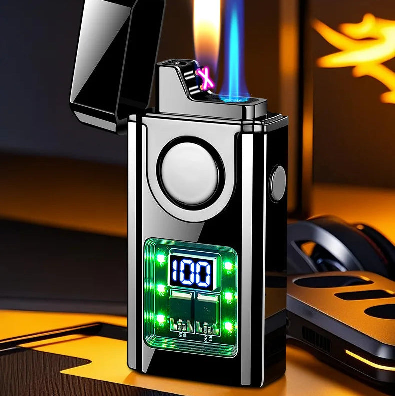 Gas-Electric Dual-Purpose Lighter