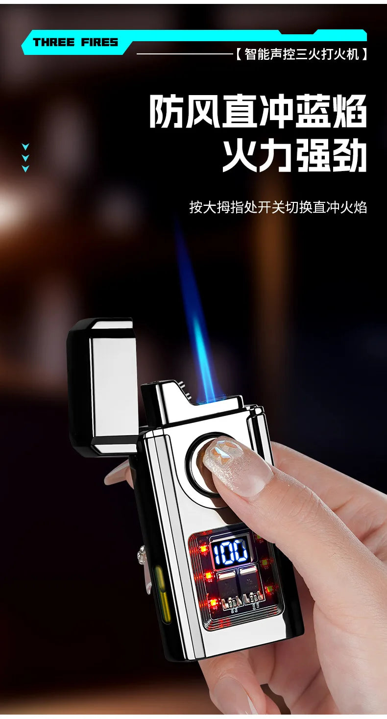 Gas-Electric Dual-Purpose Lighter