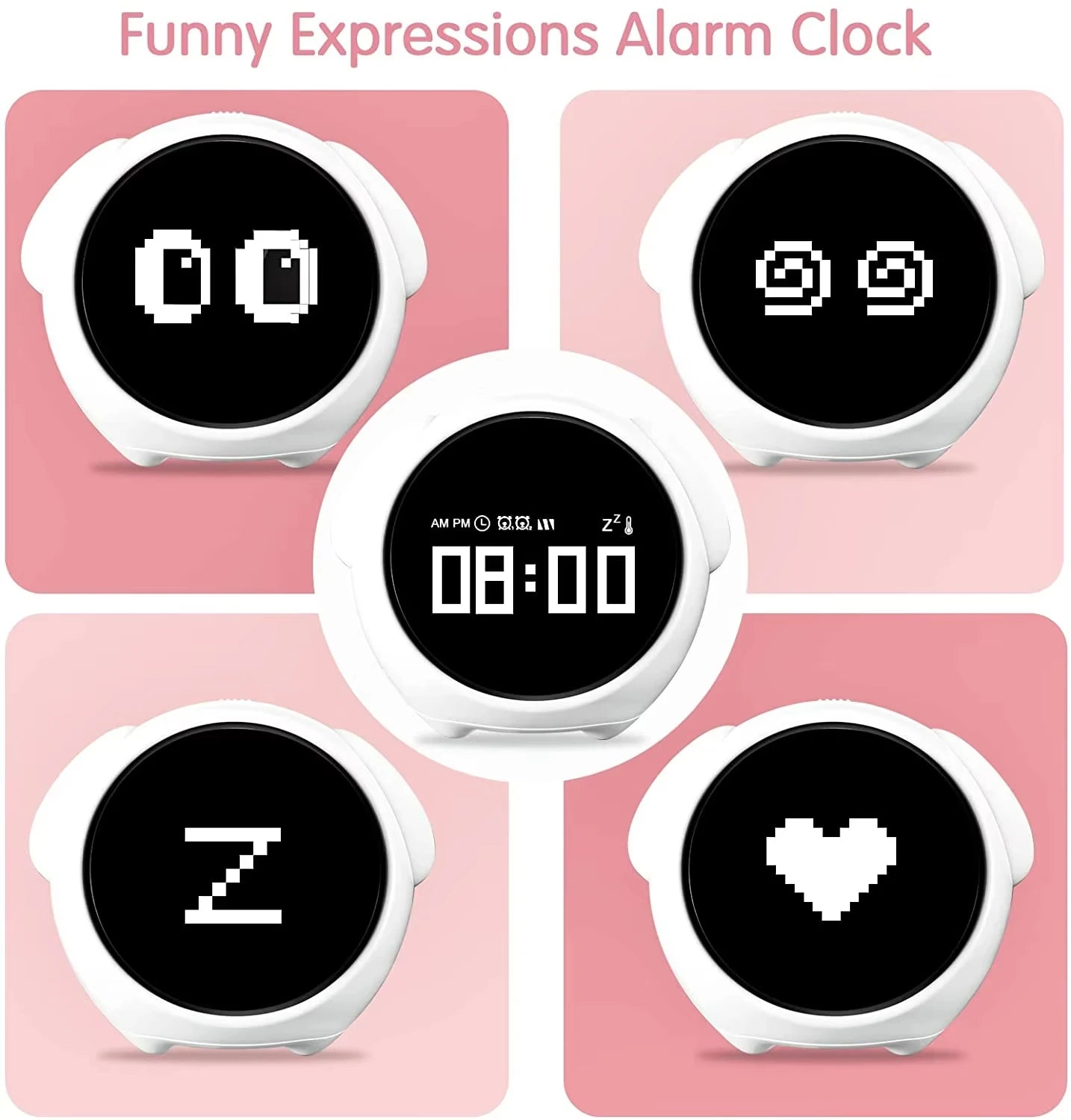 Child Digital Emotion Alarm Clock