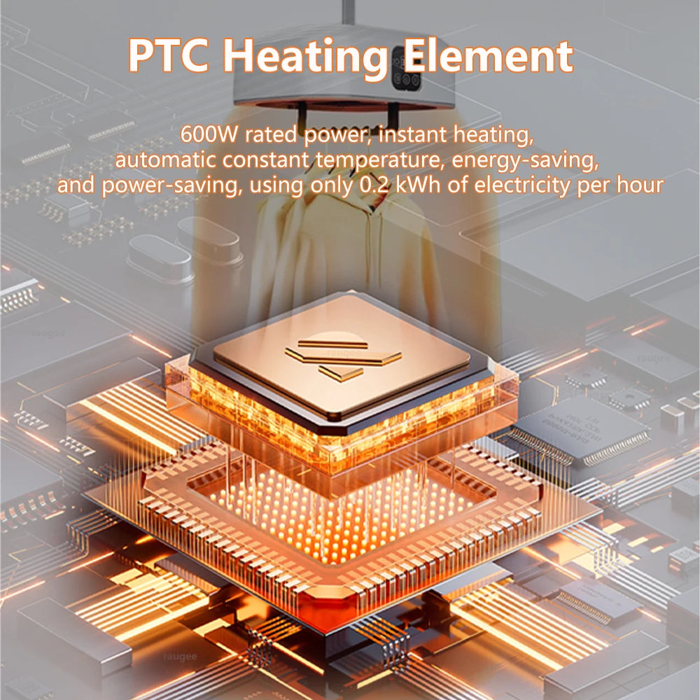 Portable Foldable Electric Clothing Dryer