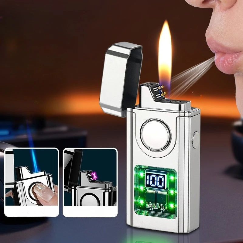 Gas-Electric Dual-Purpose Lighter