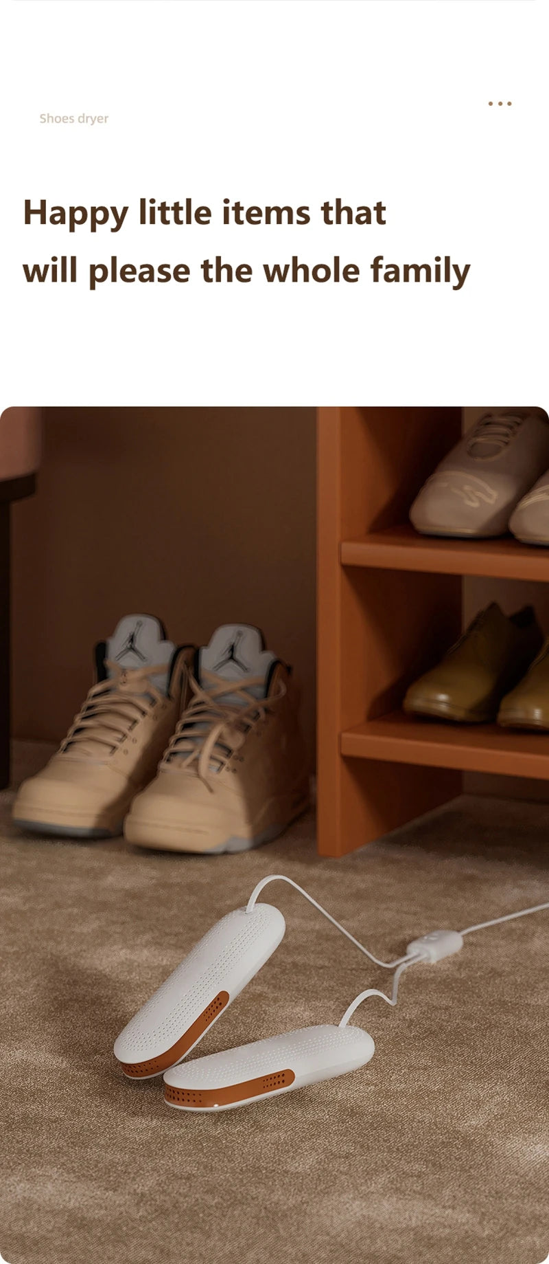 Deodorising & Sterilising Shoe Dryer