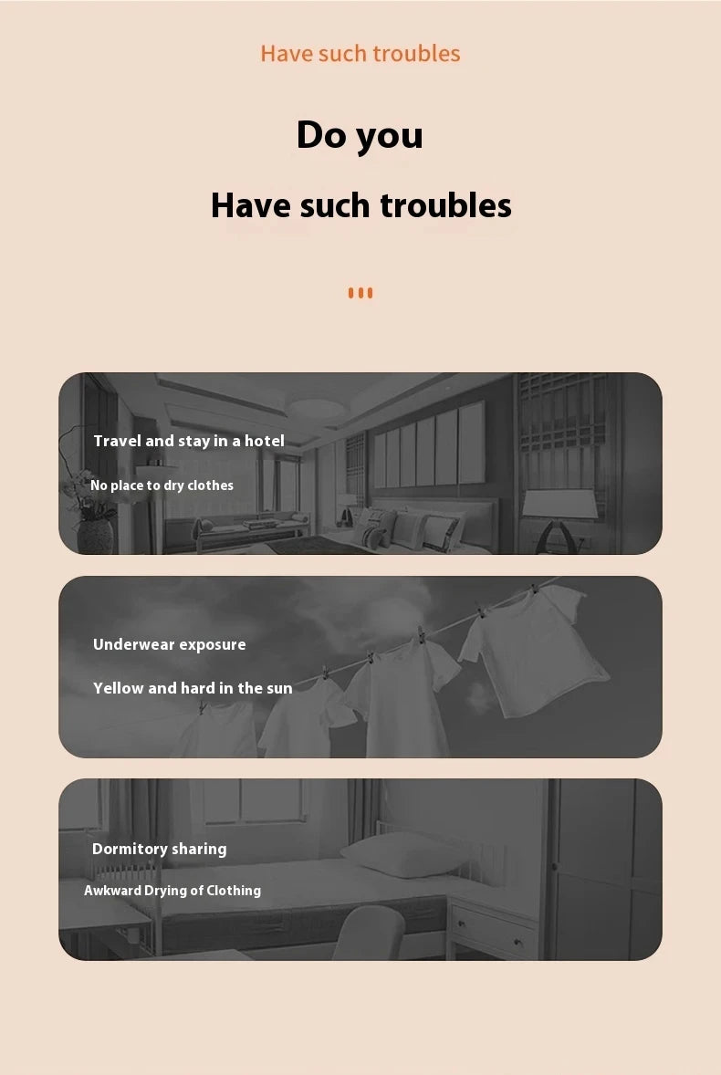 Electric Foldable Clothes Dryer