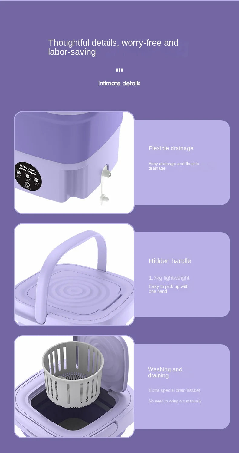 Portable Foldable Washing Machine