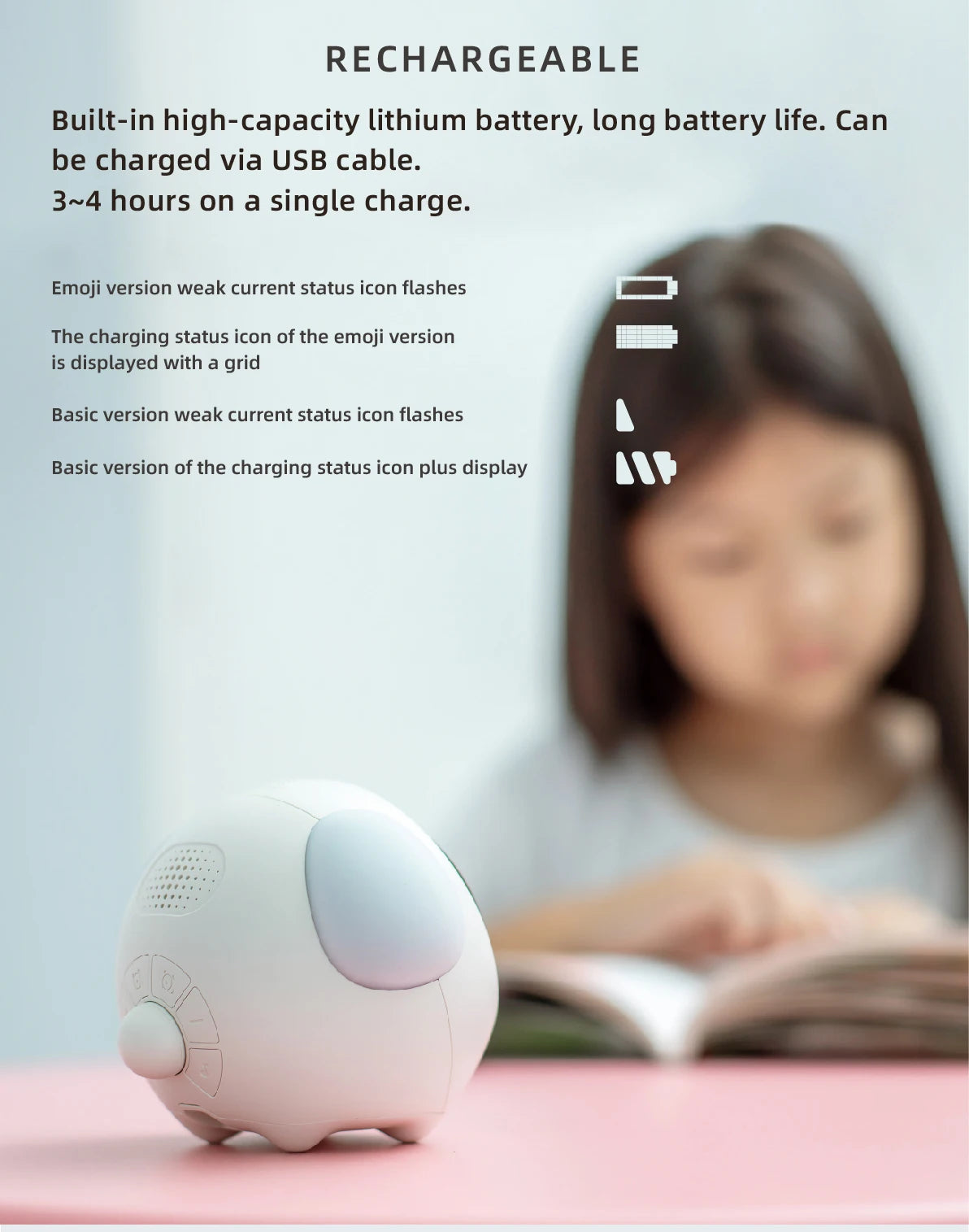 Child Digital Emotion Alarm Clock