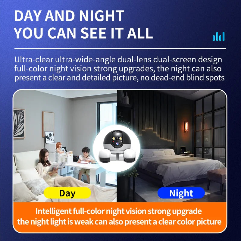 Dual-Lens IP Dome Camera