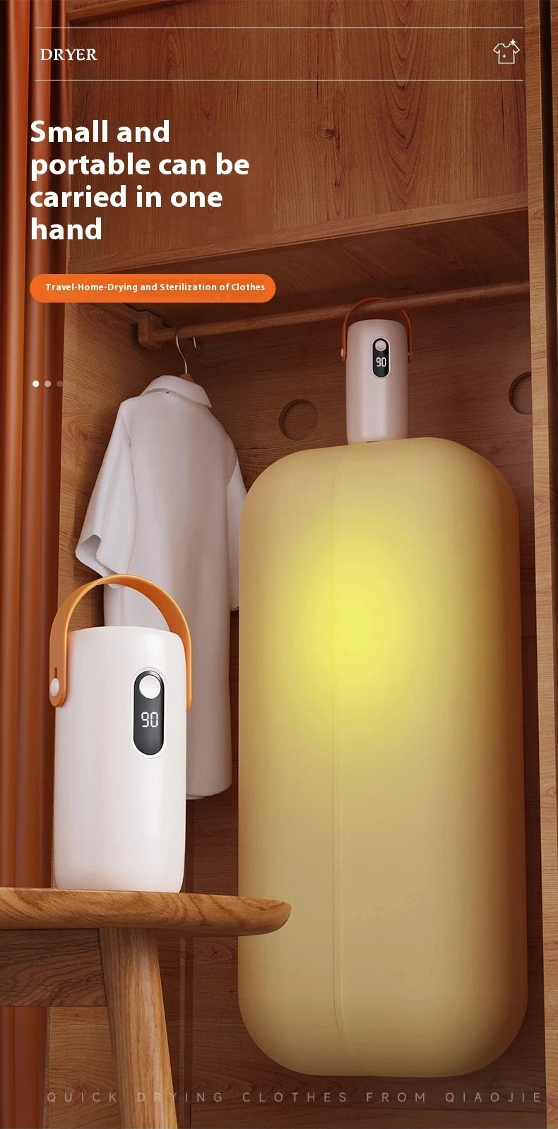 Electric Foldable Clothes Dryer