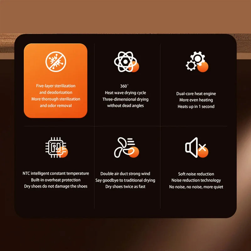 Electric UV Shoe Dryer