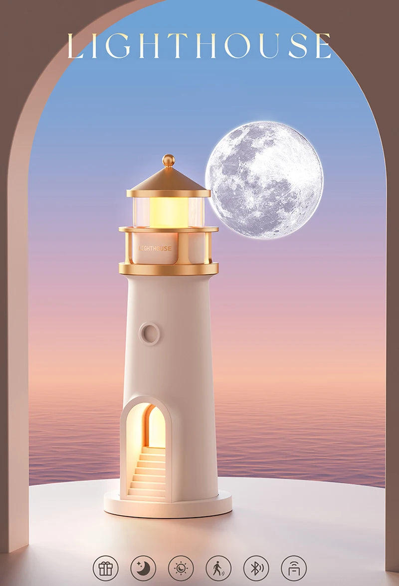 Moon Lamp Projection Lighthouse